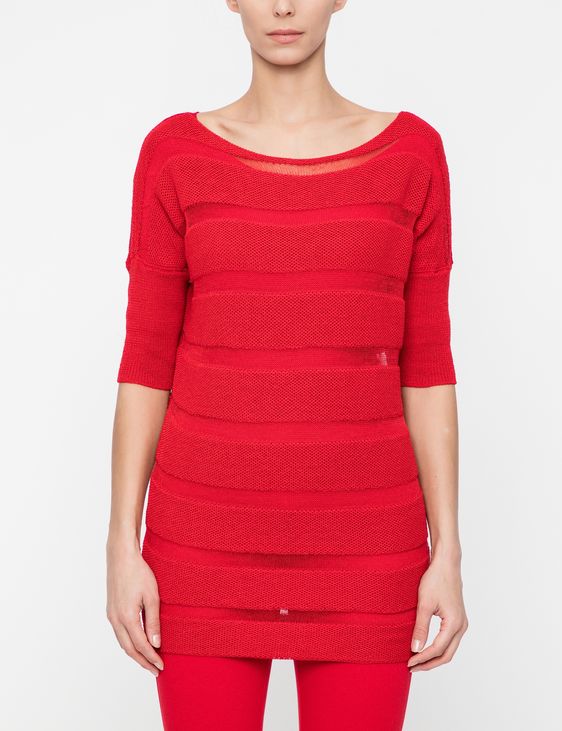 Sarah Pacini LONG MERINO SWEATER