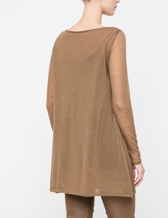 Sarah Pacini PULL ÉVASÉ - VOILE DE MÉRINOS