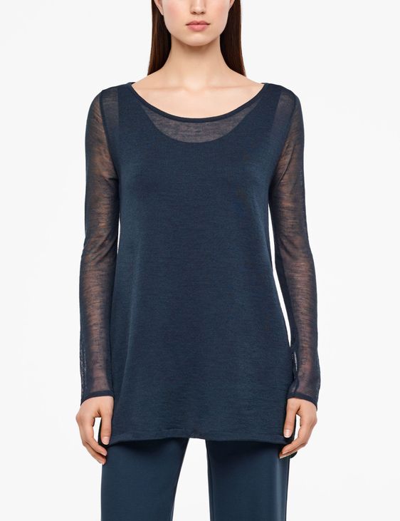 Sarah Pacini VEIL SWEATER - FULL SLEEVES
