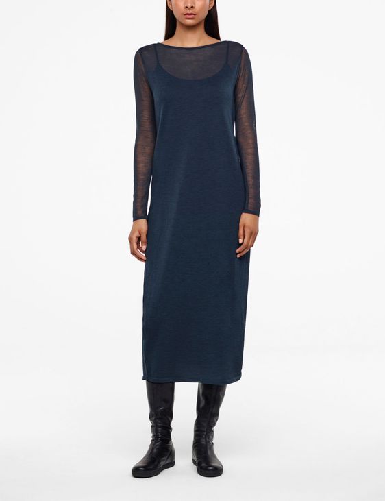 Sarah Pacini ROBE - VOILE DE MÉRINOS