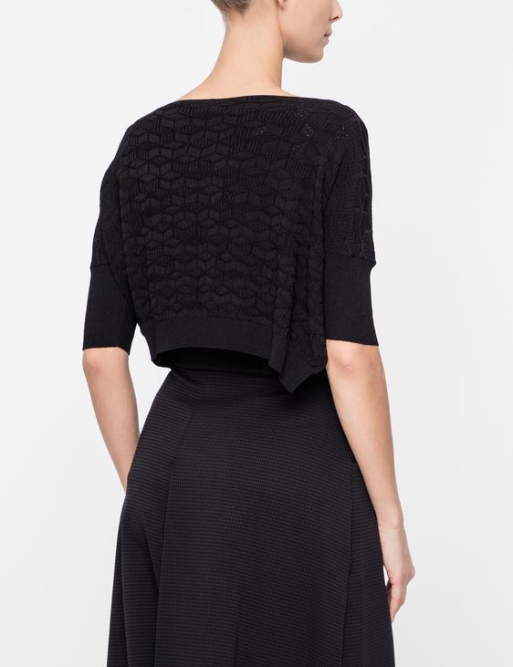 Sarah Pacini PULL COURT - MOTIF GÉOMÉTRIQUE