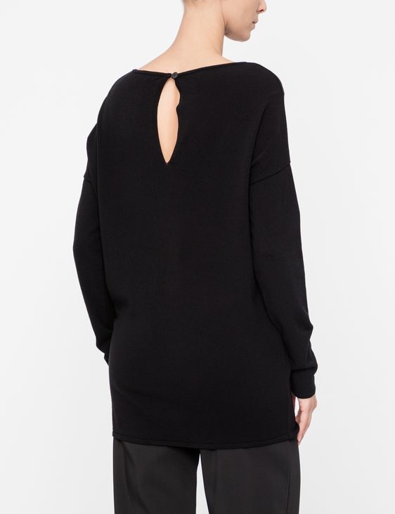 Sarah Pacini Pull long - poche hexagonale
