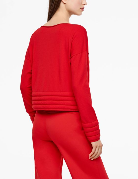 Sarah Pacini PADDED SWEATER - FULL SLEEVES