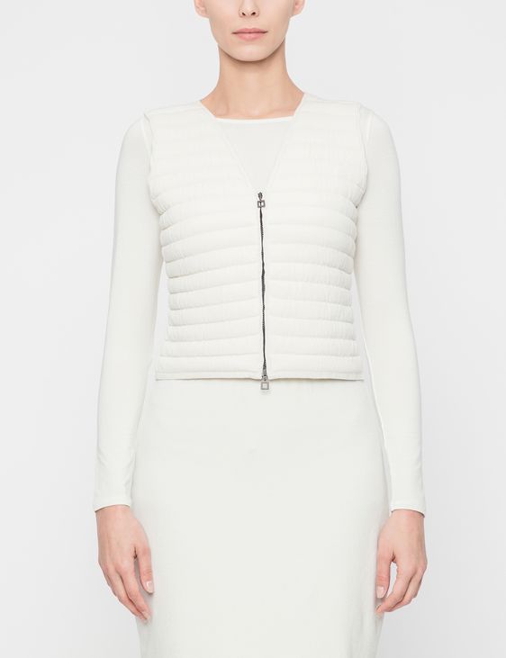 Sarah Pacini PADDED CARDIGAN - SLEEVELESS