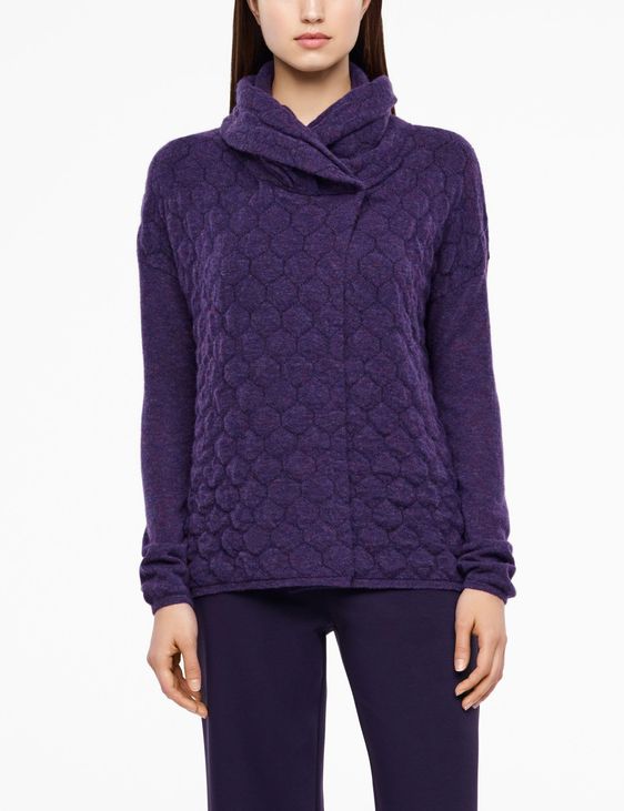 Sarah Pacini HONEYCOMB CARDIGAN