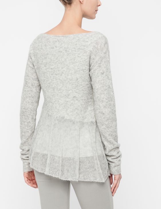 Sarah Pacini Pull chiné - col bateau