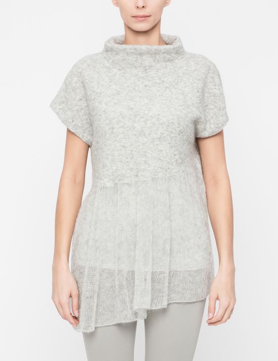 Sarah Pacini Pull chiné - col cheminée