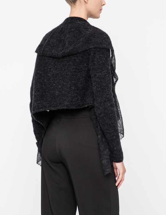 Sarah Pacini CARDIGAN CHINÉ - COL AJOURÉ