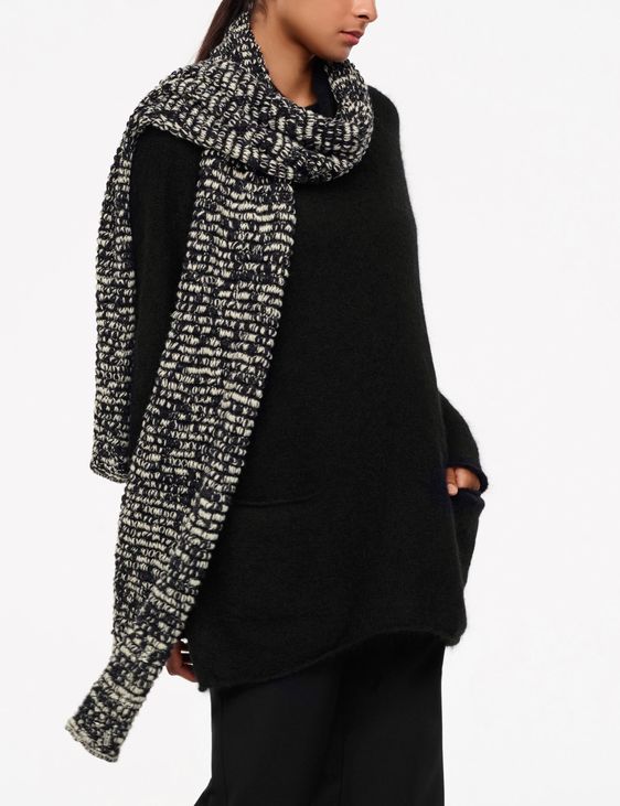 Sarah Pacini ÉCHARPE MÉRINOS - EFFET BOUCLÉ
