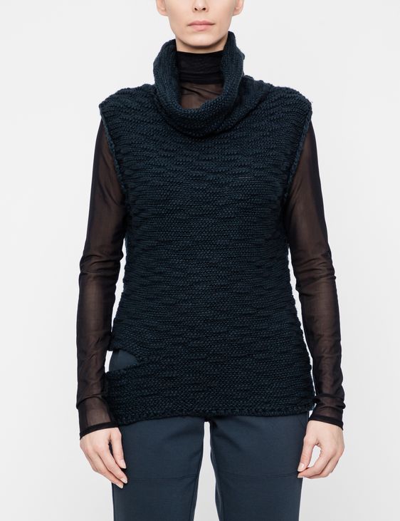 Sarah Pacini PULL - EFFET SEERSUCKER