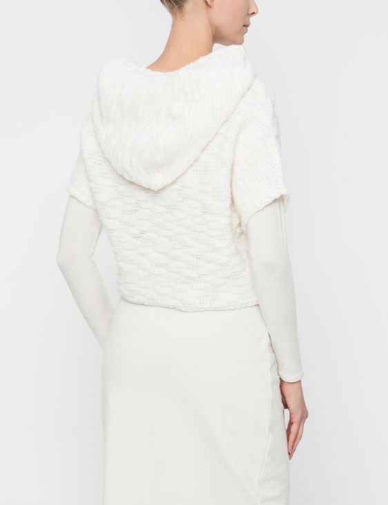 Sarah Pacini CARDIGAN COURT - EFFET SEERSUCKER