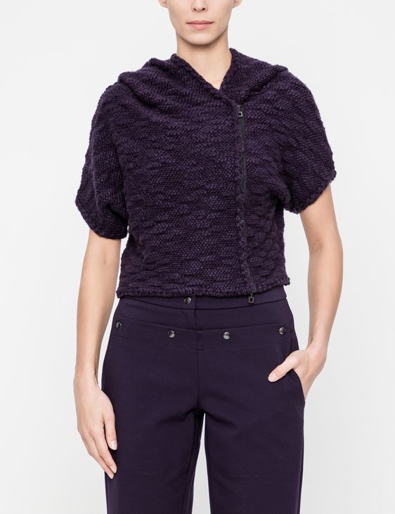 Sarah Pacini KORTE SEERSUCKER CARDIGAN