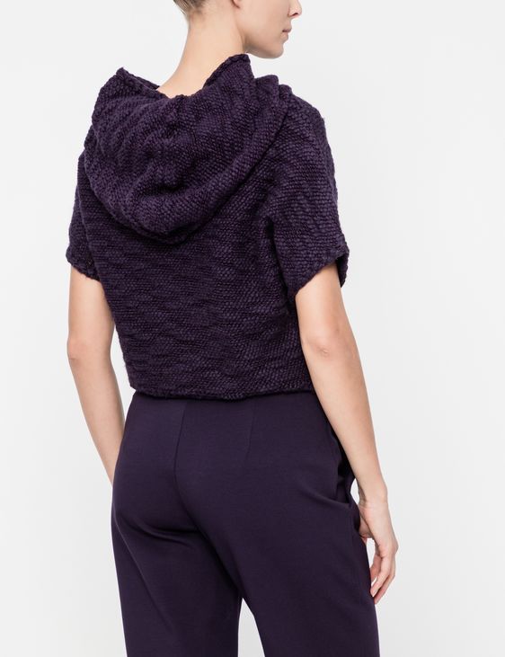 Sarah Pacini KORTE SEERSUCKER CARDIGAN
