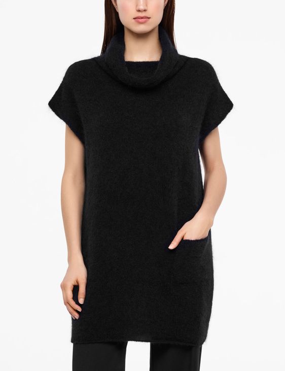 Sarah Pacini MOHAIR-MERINO-SWEATER - FLÜGELÄRMEL