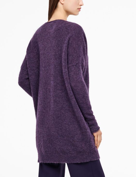 Sarah Pacini MOHAIR-MERINO-SWEATER - LANGE ÄRMEL