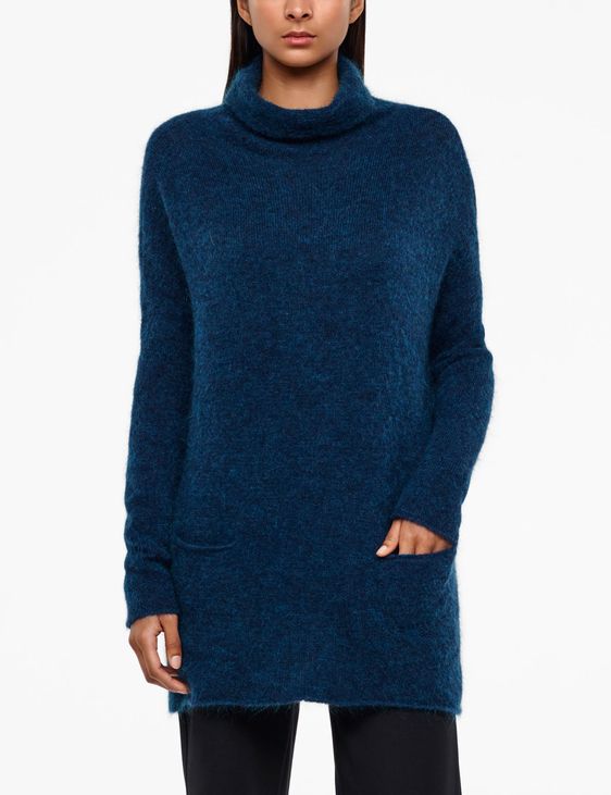 Sarah Pacini MOHAIR-MERINO-SWEATER - LANGE ÄRMEL