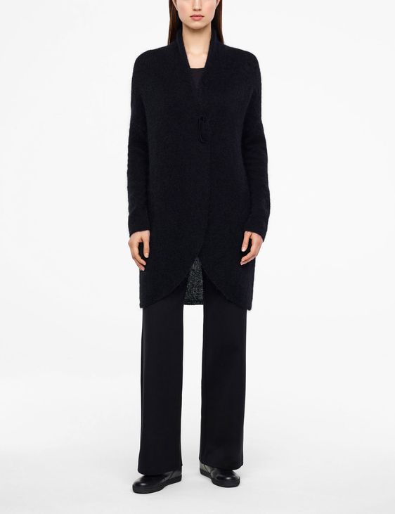 Sarah Pacini LANGE MOHAIR-MERINO CARDIGAN