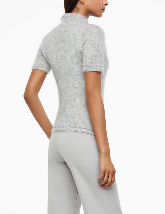 Sarah Pacini PULL COL MONTANT - EFFET BIJOU