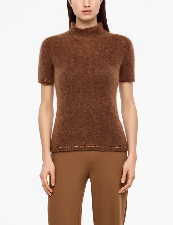 Sarah Pacini PULL COL MONTANT - EFFET BIJOU
