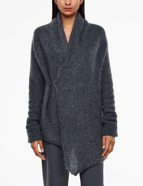 Sarah Pacini MOHAIR-MERINO CARDIGAN - SCHITTEREND BREIWERK