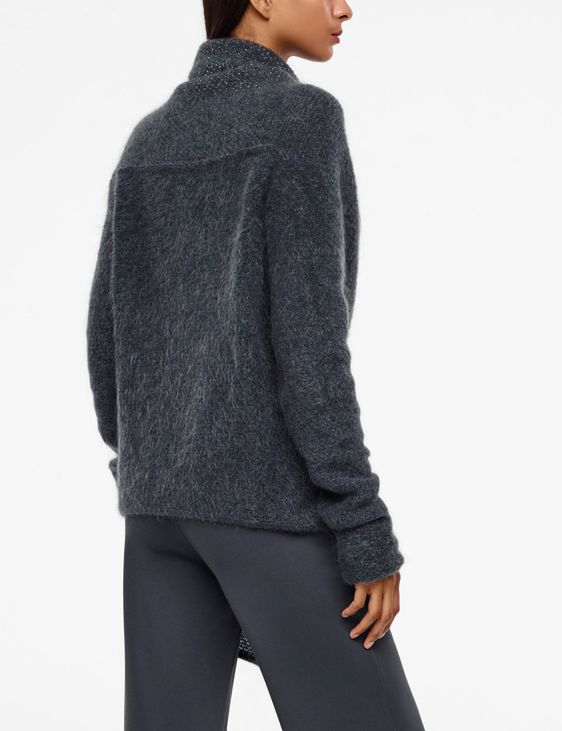 Sarah Pacini MOHAIR-MERINO CARDIGAN - SCHITTEREND BREIWERK