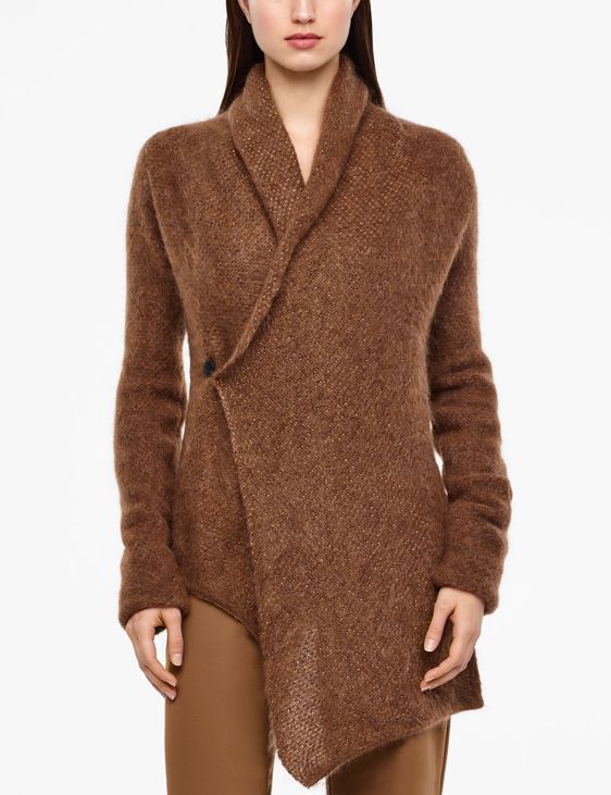 Sarah Pacini MOHAIR-MERINO CARDIGAN - SCHITTEREND BREIWERK