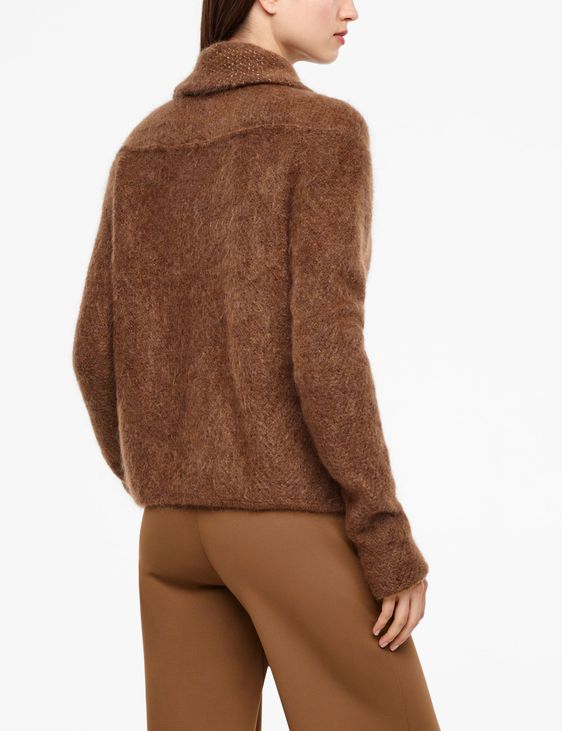 Sarah Pacini MOHAIR-MERINO CARDIGAN - SCHITTEREND BREIWERK