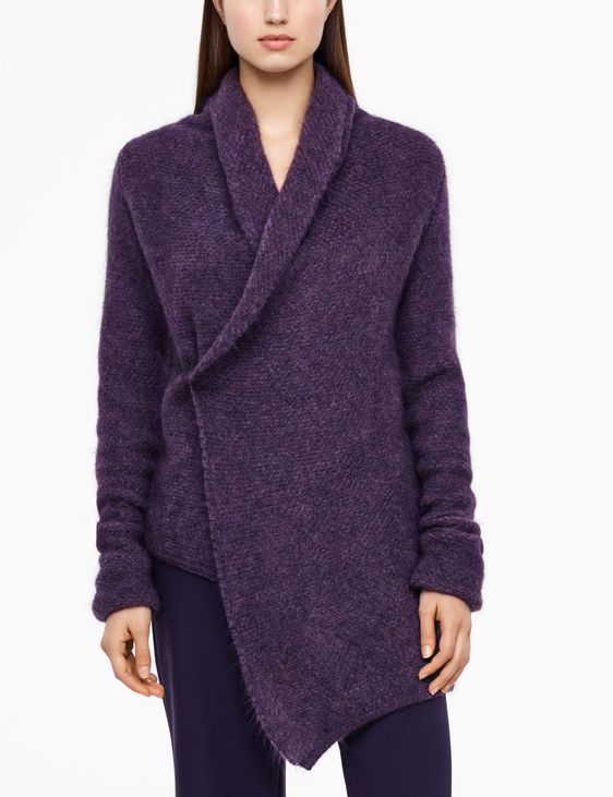 Sarah Pacini MOHAIR-MERINO CARDIGAN - SCHITTEREND BREIWERK