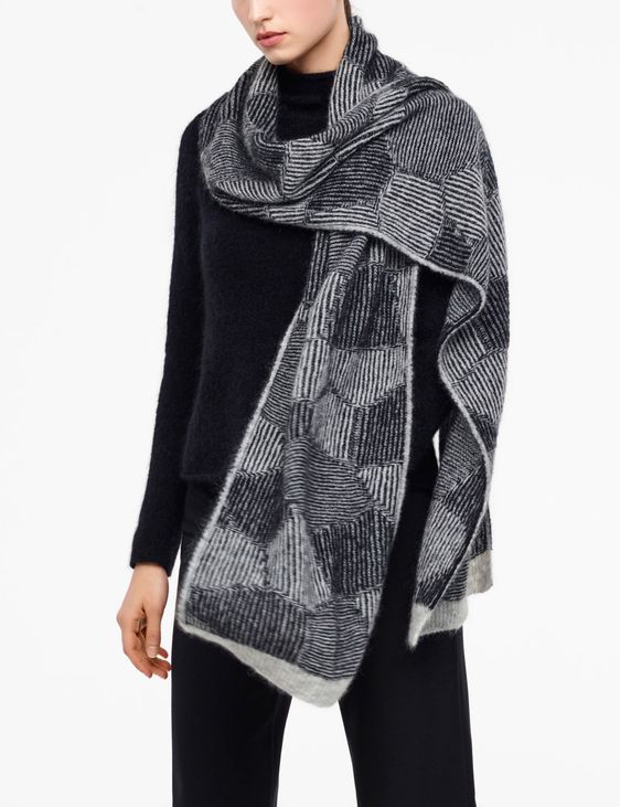 Sarah Pacini ÉCHARPE - MOTIF NID D'ABEILLES