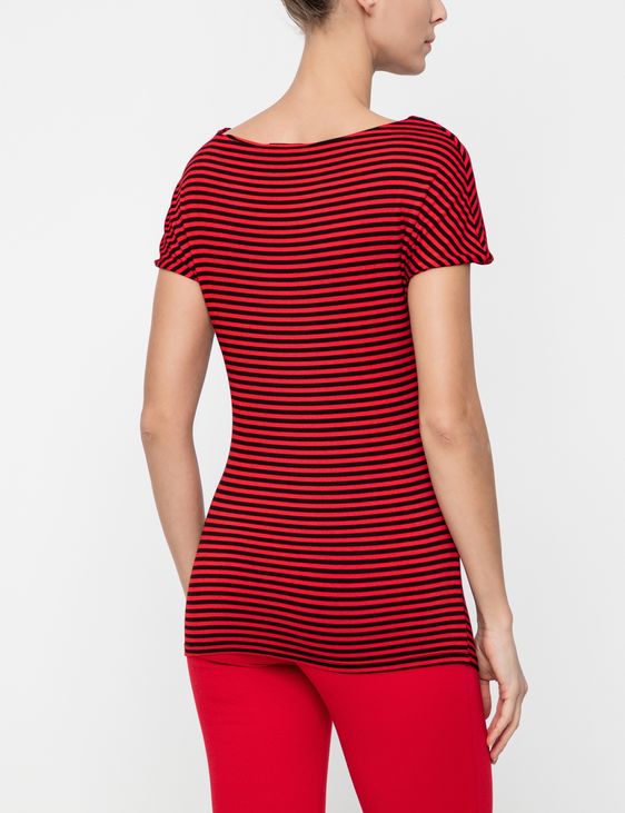 Sarah Pacini TOP RAYÉ - EFFET PLISSÉ