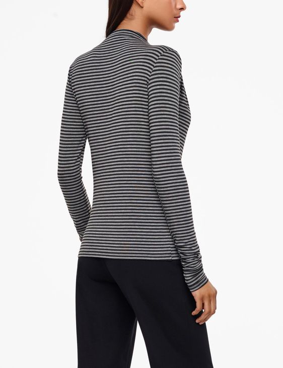 Sarah Pacini TOP RAYÉ - EFFET PLISSÉ
