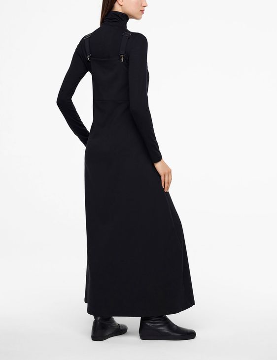 Sarah Pacini ROBE À BRETELLES - GABARDINE