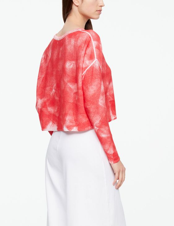 Sarah Pacini BATIK PULLOVER - LANGAERMLIG