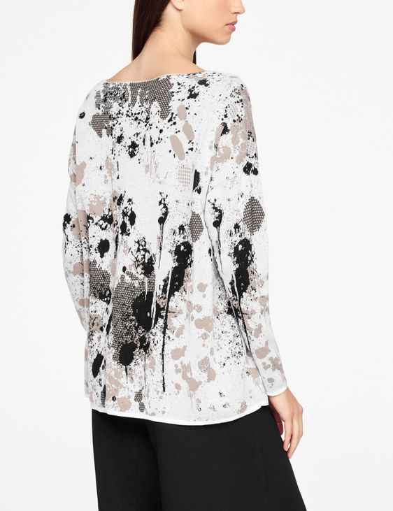 Sarah Pacini PULL MURAL - COL BATEAU