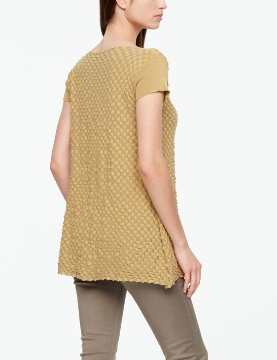 Sarah Pacini PULLOVER - MAKO COTTON IN SCHACHBRETT OPTIK