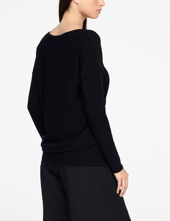 Sarah Pacini LANGER SWEATER - REISSVERSCHLUSSDETAIL