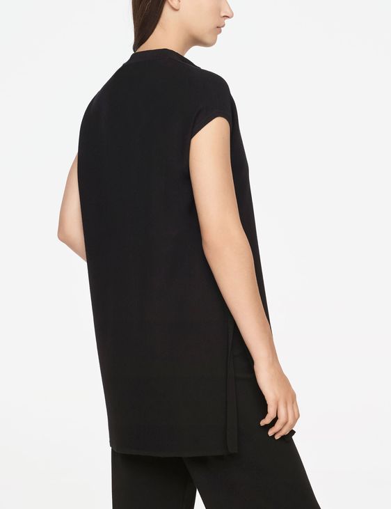 Sarah Pacini LANGER SWEATER - REISSVERSCHLUSSDETAIL
