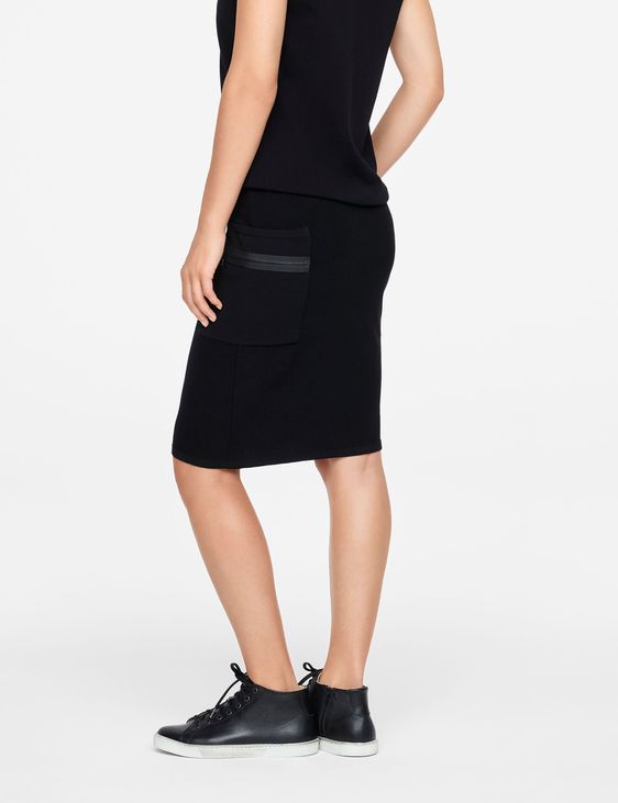 Sarah Pacini JUPE DROITE - MULTI-ZIPS