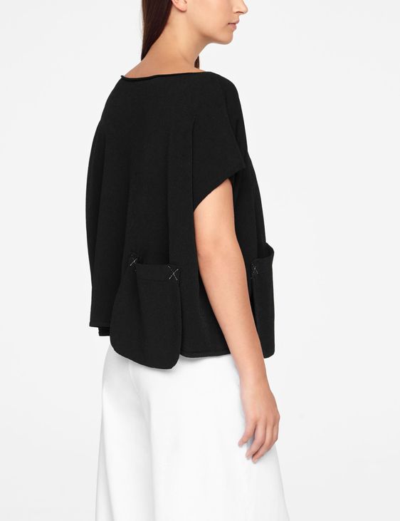 Sarah Pacini SWEATER - CAP SLEEVES