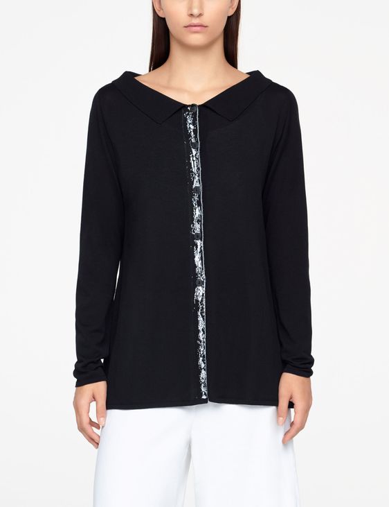 Sarah Pacini CARDIGAN - GRAFISCHE DETAILS