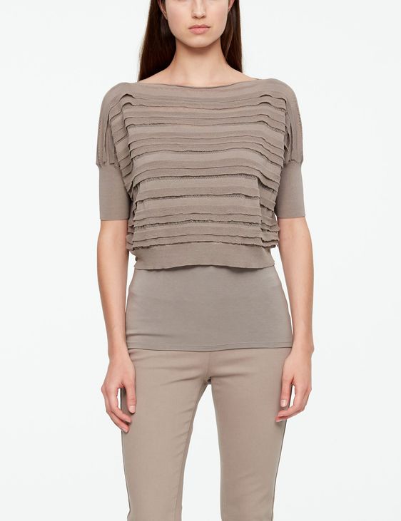 Sarah Pacini PULL COTON MAKO - RAYURES