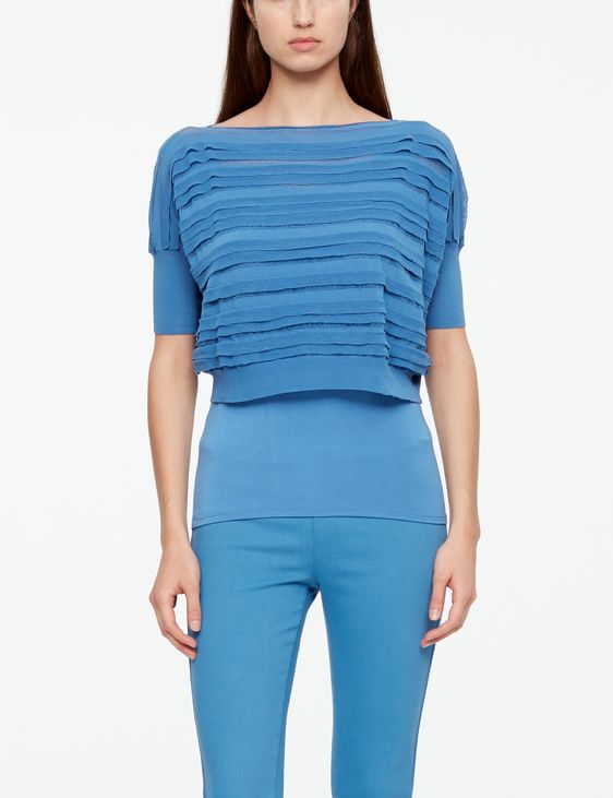 Sarah Pacini PULL COTON MAKO - RAYURES