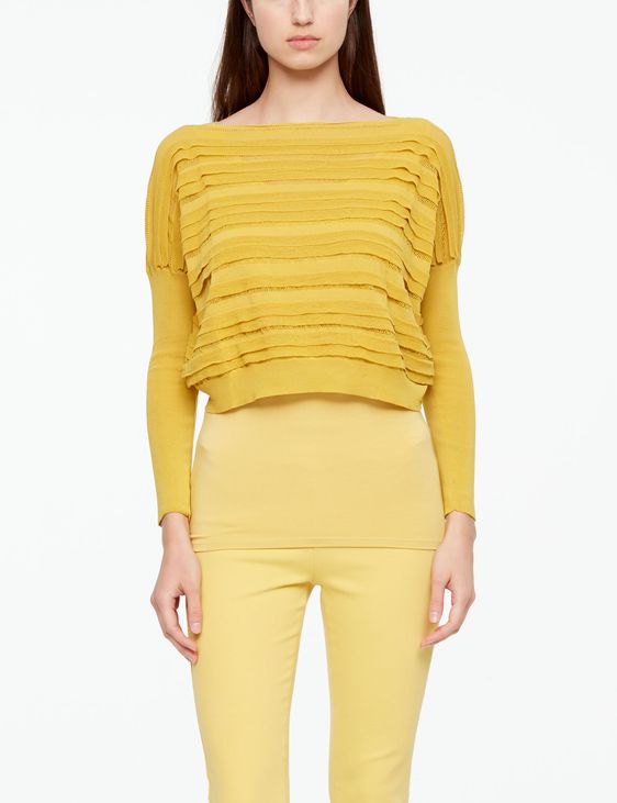 Sarah Pacini PULLOVER - MAKO COTTON CROPPED