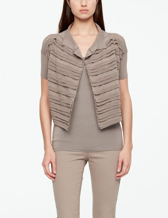 Sarah Pacini CARDIGAN COURT- COTON MAKO