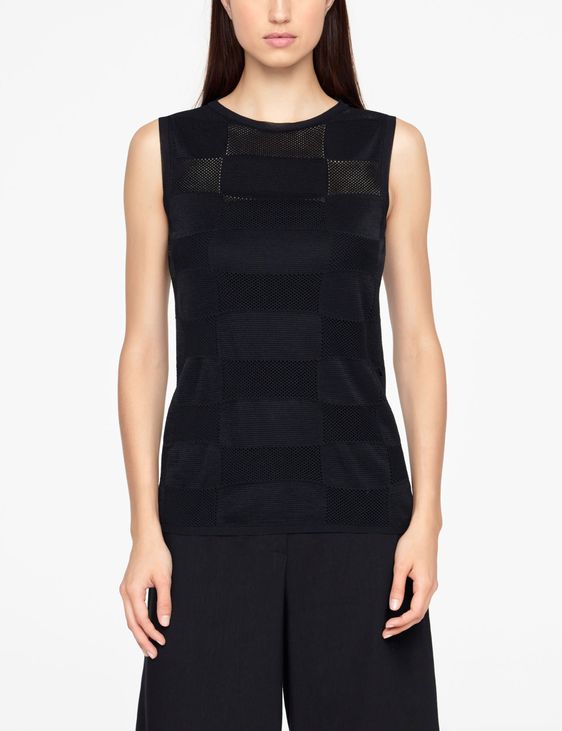 Sarah Pacini LEINEN-SWEATER - ÄRMELLOS