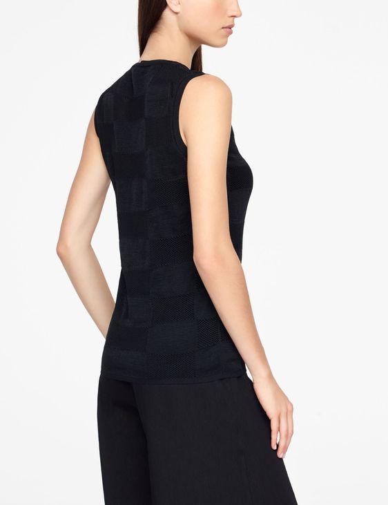 Sarah Pacini LEINEN-SWEATER - ÄRMELLOS