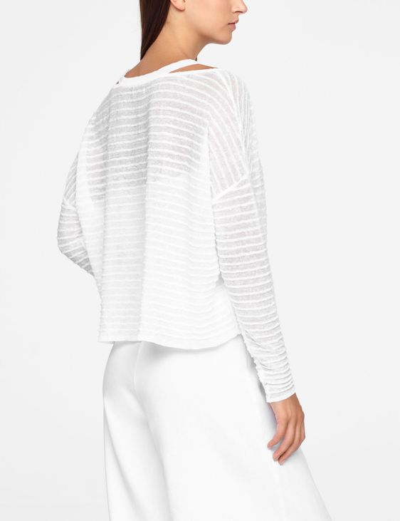 Sarah Pacini PULL EN LIN - RELIEF