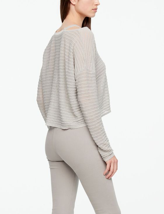 Sarah Pacini PULL EN LIN - RELIEF