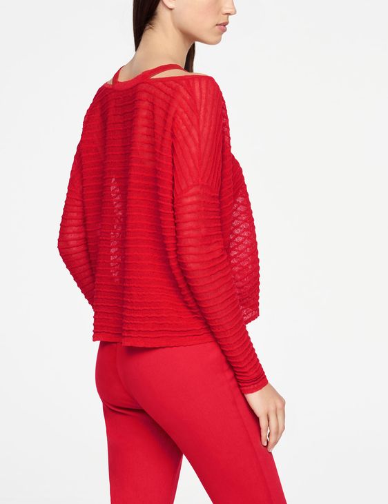 Sarah Pacini PULL EN LIN - RELIEF