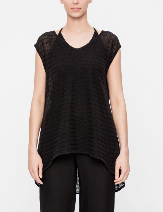 Sarah Pacini PULL EN LIN - LIGNÉ